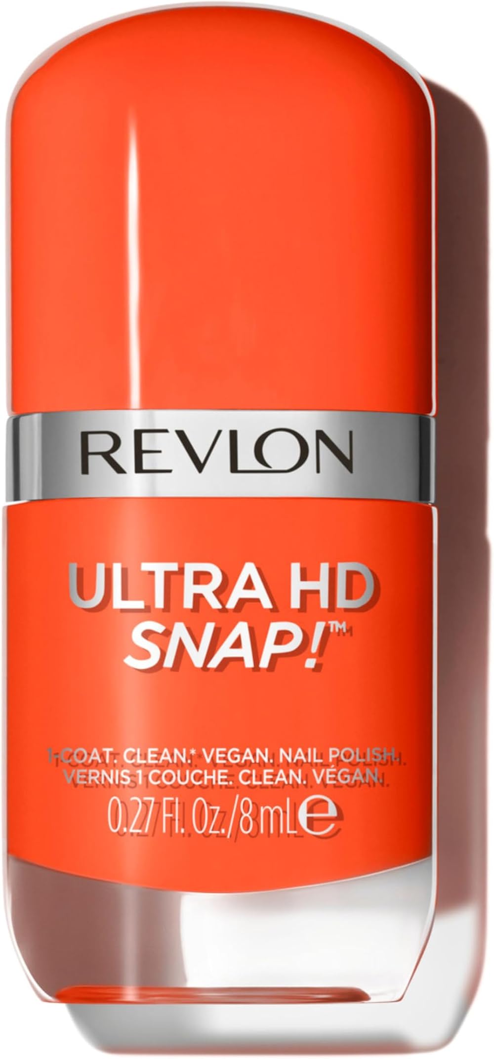 Revlon Ultra HD Snap Nail Polish 8 ml Hot Stuff Vegan Quick Dry One Coat
