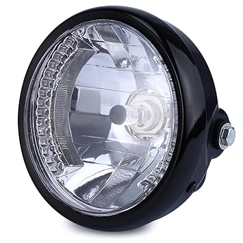 round bike headlight