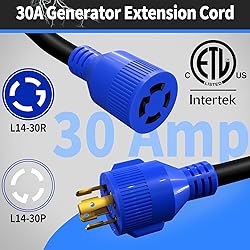 FROSTYRIDER 4 Prong 30 Amp Generator Extension Cord