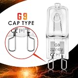 BROTOU G9 Halogen Bulbs 230V 500Lm 2800K Warm White 12 Count 60W Dimmable view 3