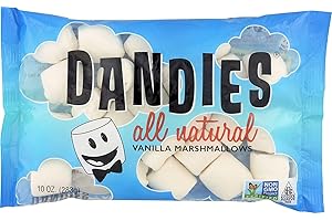 Dandies Vegan Marshmallow, 10 Ounce (Pack of 12)