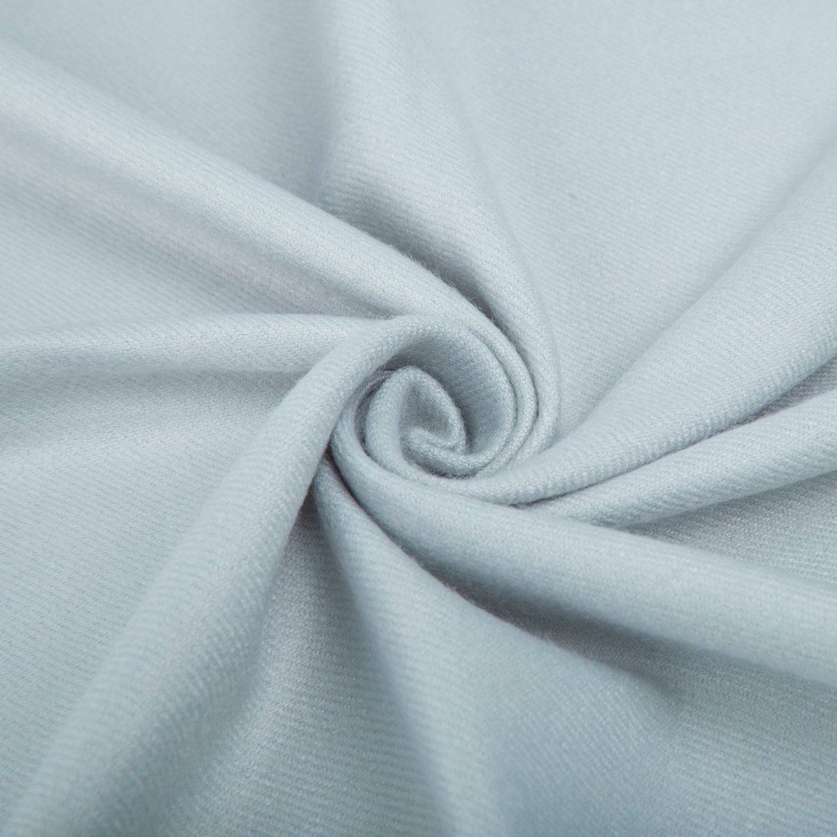 EVRFELAN Women Winter Warm Scarf Soft Cashmere Fringe Tassel Pashmina Pure Color Shawl Stole Wrap (Light grey)