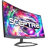 Sceptre Curved 24.5-inch Gaming Monitor up to 240Hz 1080p R1500 1ms DisplayPort x2 HDMI x2 Blue Light Shift Build-in Speakers