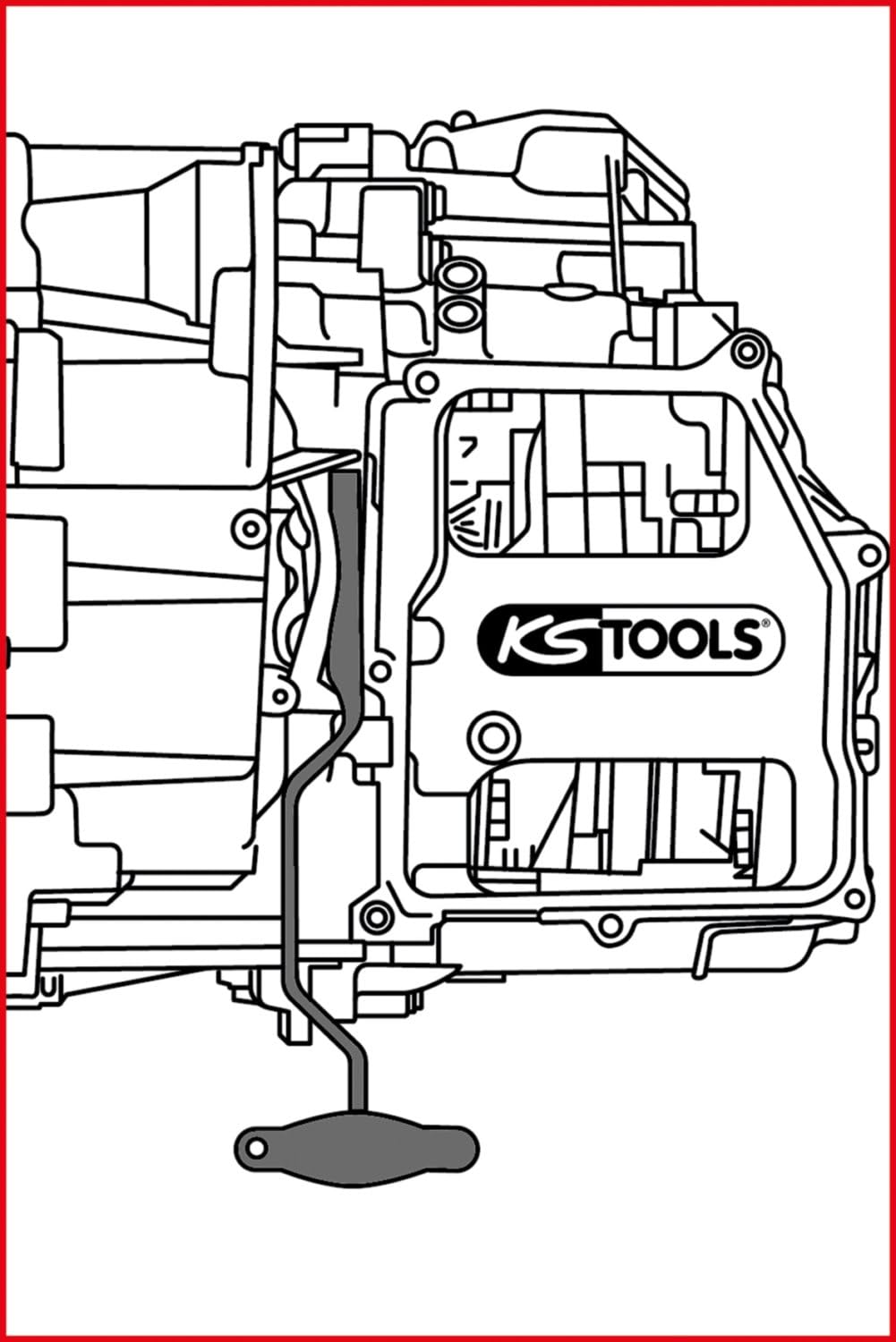 KS Tools 150.2457 DSG Assembly Tool for VAG, Colour, Size - Image 4