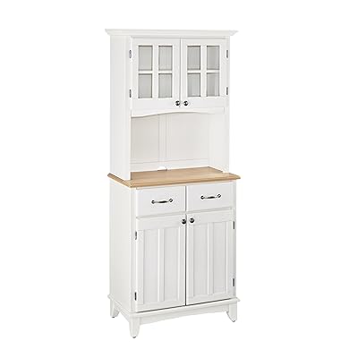 Buffet of White with Wood Top by Home Styles