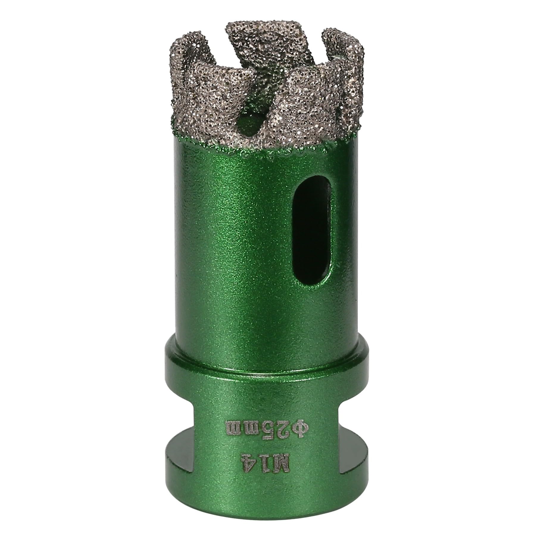 Vearter 25 mm Diamond Core Drill Bit, M14 Thread Connection Masonry Hole Saw, Vacuum Brazed Hollow Hole Cutter for Tile, Marble, Granite, Porcelain, Concrete, Quartz Stone