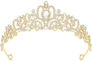 CIEHER Tiara Crowns for Women & Girls - Bridal, Wedding, Prom, Quinceanera, Birthday & Christmas Crown Gifts