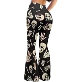 ELEDIZI High Waist Hip Lifting Bootcut Yoga Pants Tummy Control Bell Bottom Flared Yoga Leggings for Women Size XS-2XL