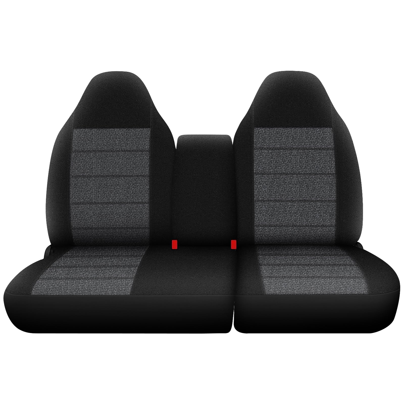 Photo 1 of Yudara Custom-Fit Front Seat Cover for 1997-2000 Ford F-150 Pickup, Front High Back 60/40 Split Seat Covers with Molded Headrests, Airbag Compatible, Quick Setup Interior Seat Cover