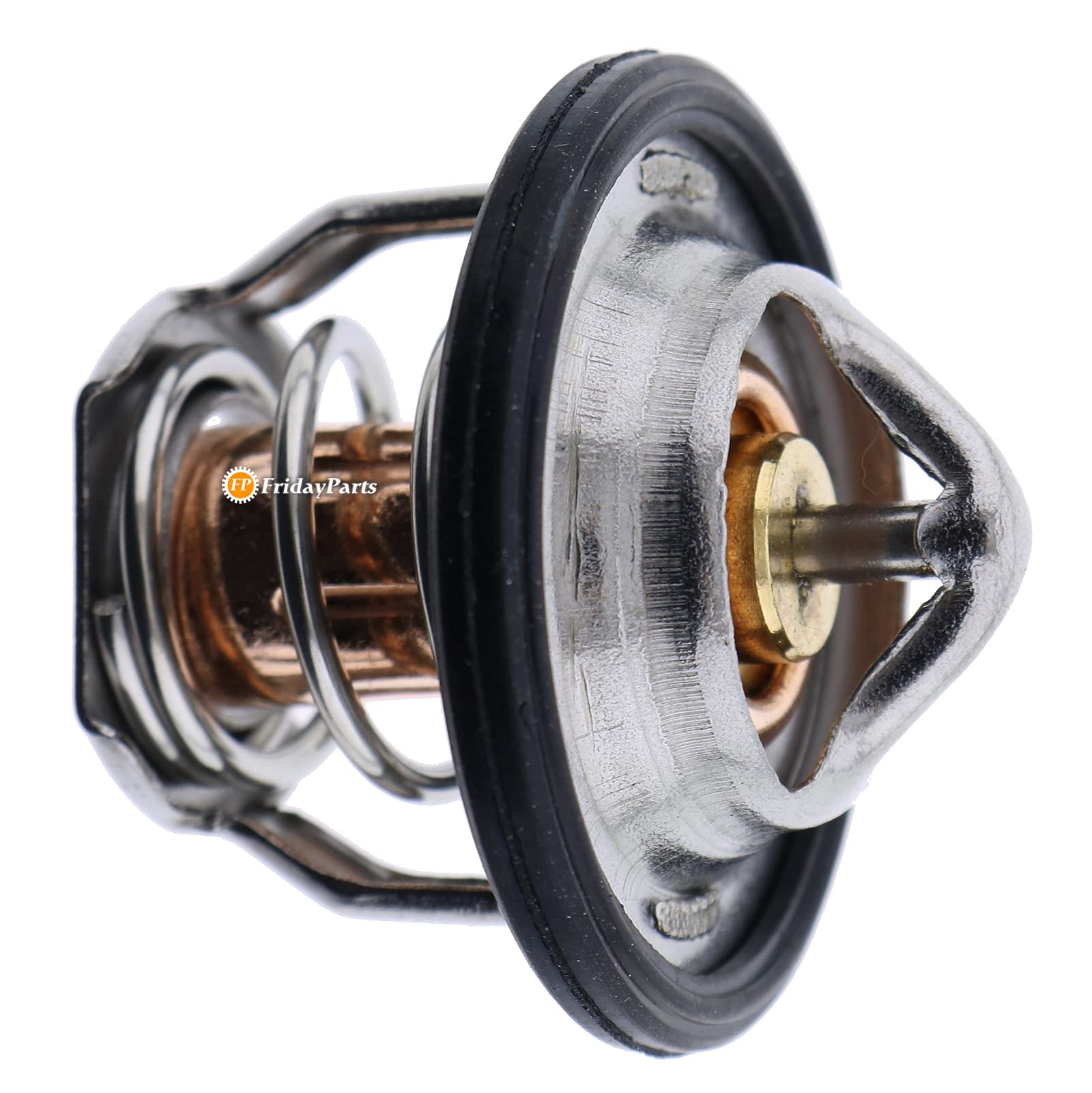 Photo 1 of FridayParts 160°F 71°C Thermostat 19434-73010 19434-73013 19434-73014 Compatible for Kubota Engine D902 D905 D1005 D1100 D1102 D1105 D1301 D1302 D1402 D1403 D1703 DH1101 Replacement