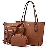 LOVEVOOK Handtaschen Damen Set, Tasche für Damen Umhängetasche Schultertasche Ge