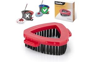 Scrub Brush for Vileda Spin Mop Scrub Brush Head Compatible with Vileda RinseClean 2 Tank System, Scrubber mop Head for Bathr