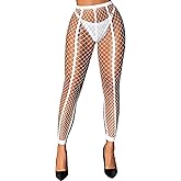 RSLOVE Womens Pantyhose Fishnet Stockings Sexy Tights Lace Hight Waist tights Mesh Stockings Fish Net Tights
