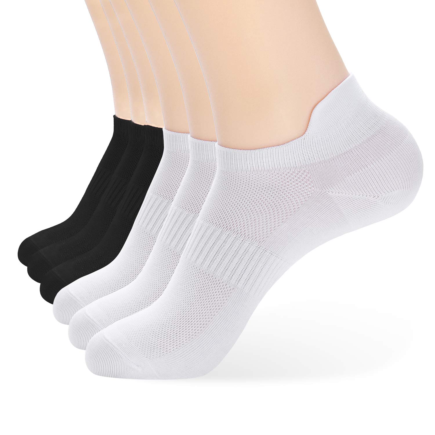Photo 1 of ATBITER Ankle Socks Womens and Men Thin Athletic Running Low Cut No Show Socks With Heel Tab 6/10-Pairs