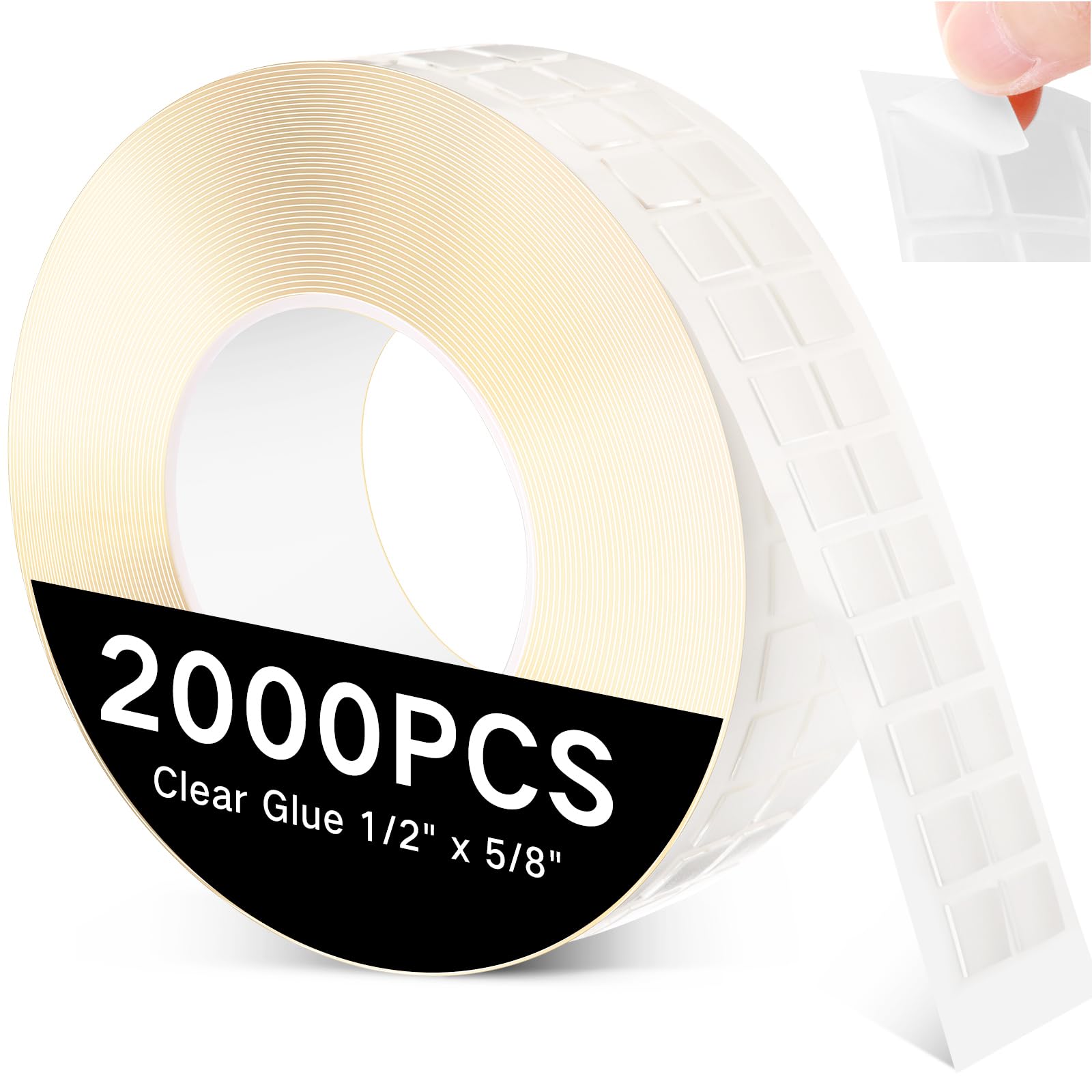 Photo 1 of ***Factory seal***

AmazingSpark pcs Clear Glue Points, Double Sided Sticky Dots, 1/2 x 5/8 Balloon Glue Point No Residue Clear Adhesive for Office Classroom Craft Teacher Wedding Party Decoration