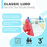 Navoys Classic Ludo Board Game Foldable 36 cm Multicolour Plastic view 3