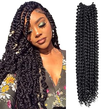 Amazon Com Passion Twist Hair 6 Packs 18 Inch Water Wave Crochet