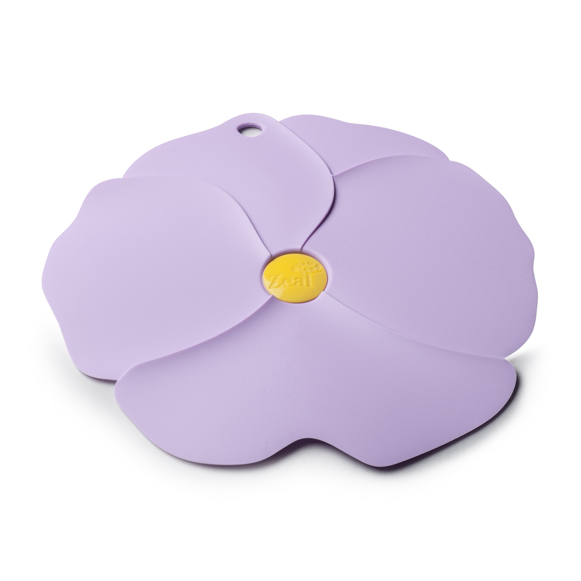 Zeal L219P Heat Resistant Non-Slip Trivet Mat, Silicone, Pink, 21.5 x 23 x 21.5 cm