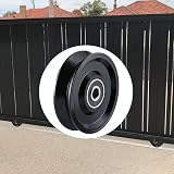 Skelang 99mm V-Groove Castor Wheel 1000KG Steel Double Bearing Gate Pulley view 7