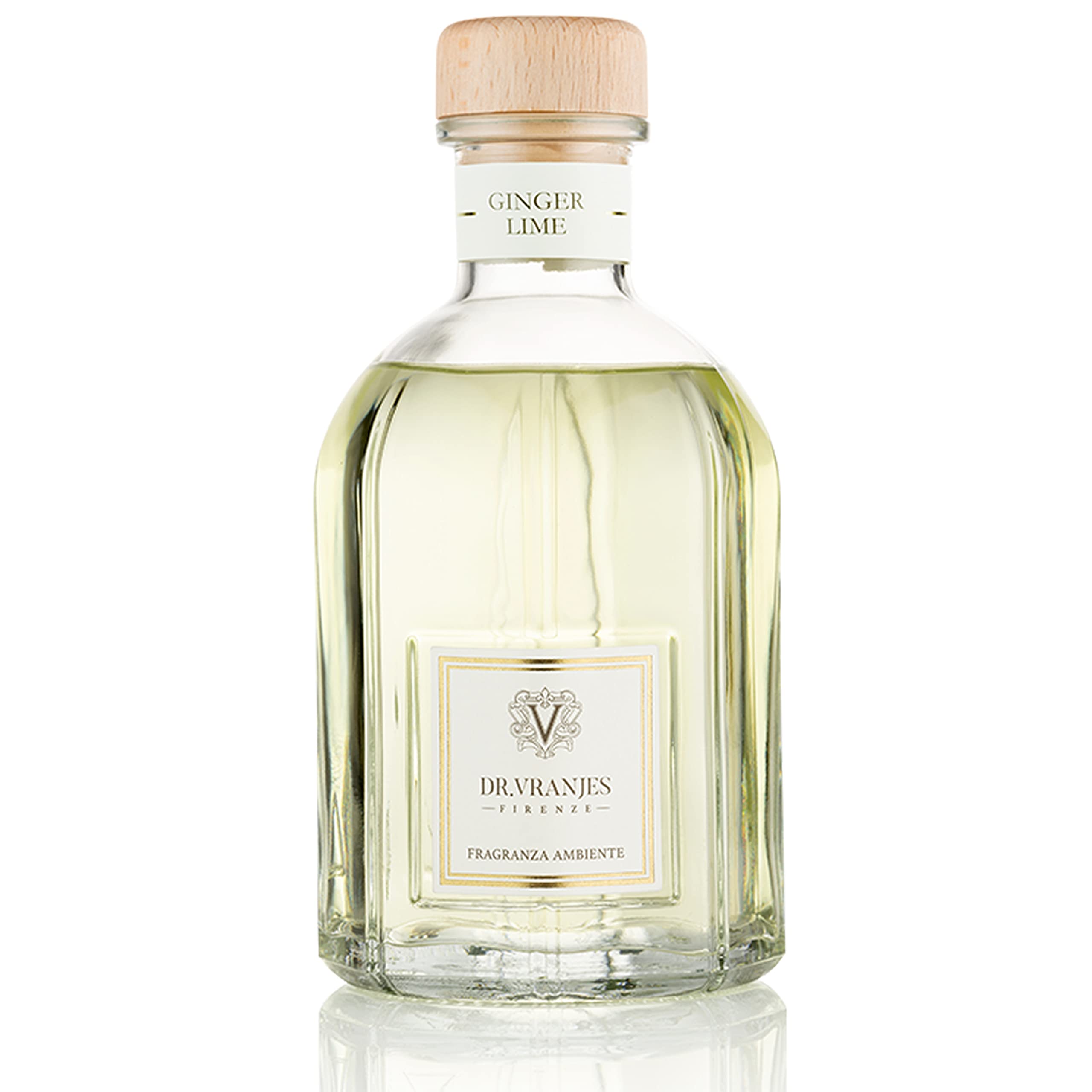 Dr. Vranjes - Ginger Lime 250 ml Diffuser - Luxury Home Fragrance, Made in Italy, Main Scent: Fruity, Olfactory Pyramid: Lime, Ginger, White Pepper