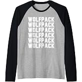 Wolfpack Raglan Baseball Tee