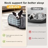 JOEJOY Large Dog Bed Washable Non Slip Thick Sides Grey view 2