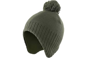 Home Prefer Toddler Boys Girls Hats Earflaps Fleece Knit Beanie Kids Winter Hat