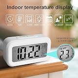 Hiseeyo Digital Alarm Clock 4.3" LED Display Battery Powered Large Numbers view 8