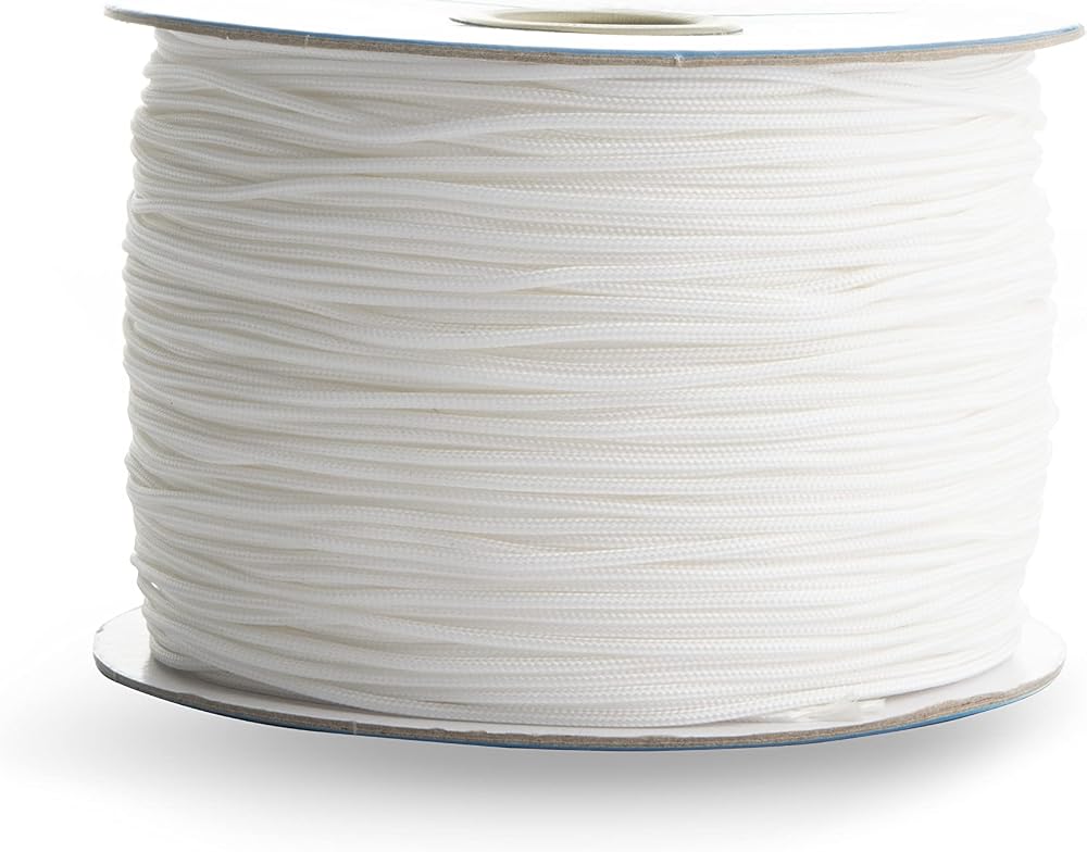Realm Roman Blind Cord 1.2mm 20m White For Austrian Festoon Cording