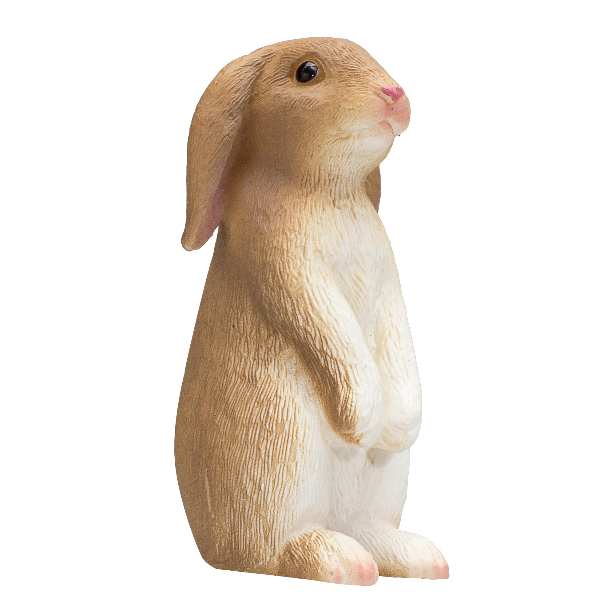 MOJO – Rabbit Sitting Figurine | Hand-Painted Toy Figure | Farmland Collection | True to Life & Highly Detailed | Designed in UK