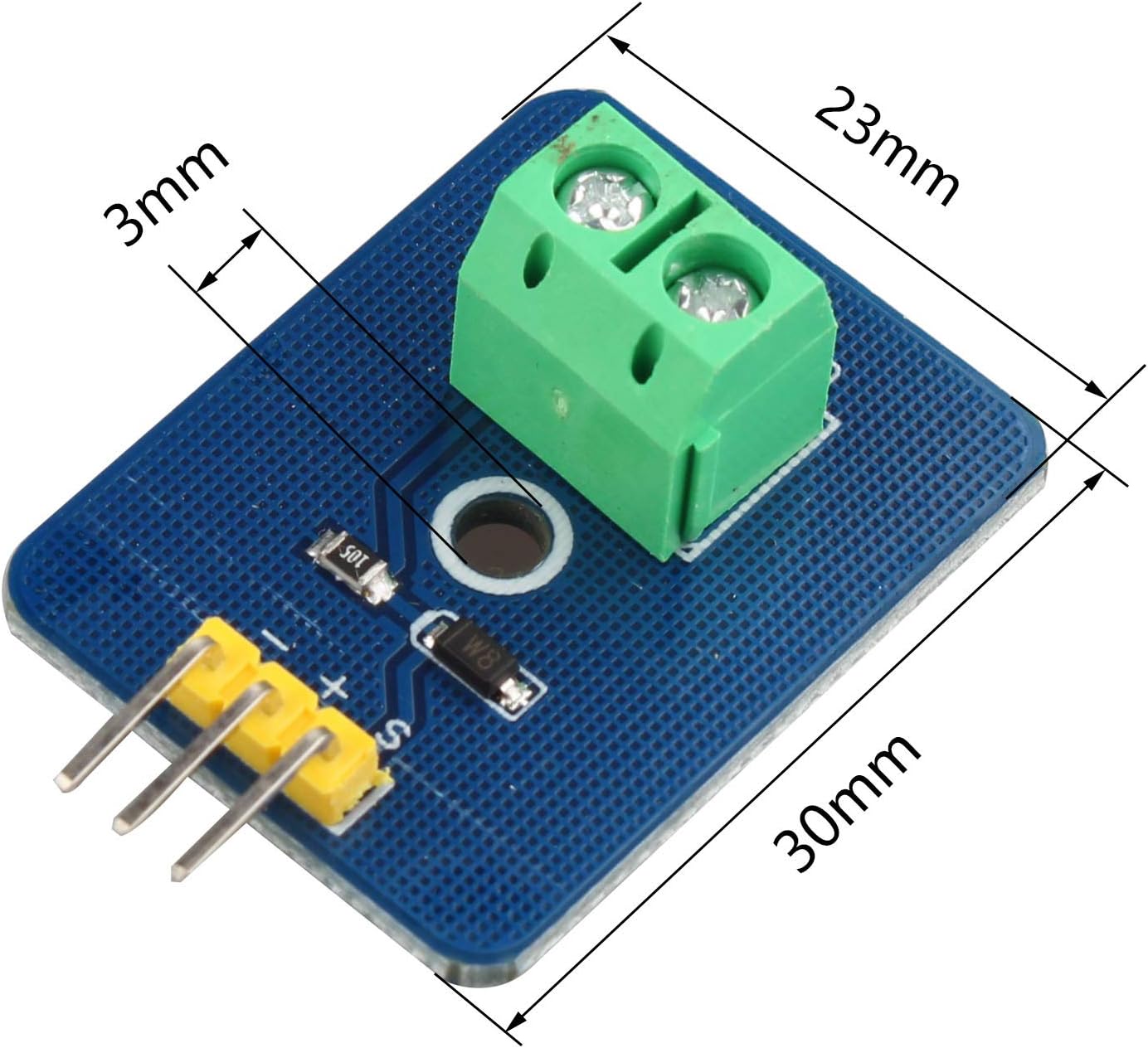 HALJIA 3.3V 5V Ceramic Piezo Vibration Sensor Analog Output Supplies Sensors Analog Piezoelectricity Controller Electronic Components 30mm x 23mm Sensor Module DIY KIT Compatible with Arduino UNO Rev3 - Image 5