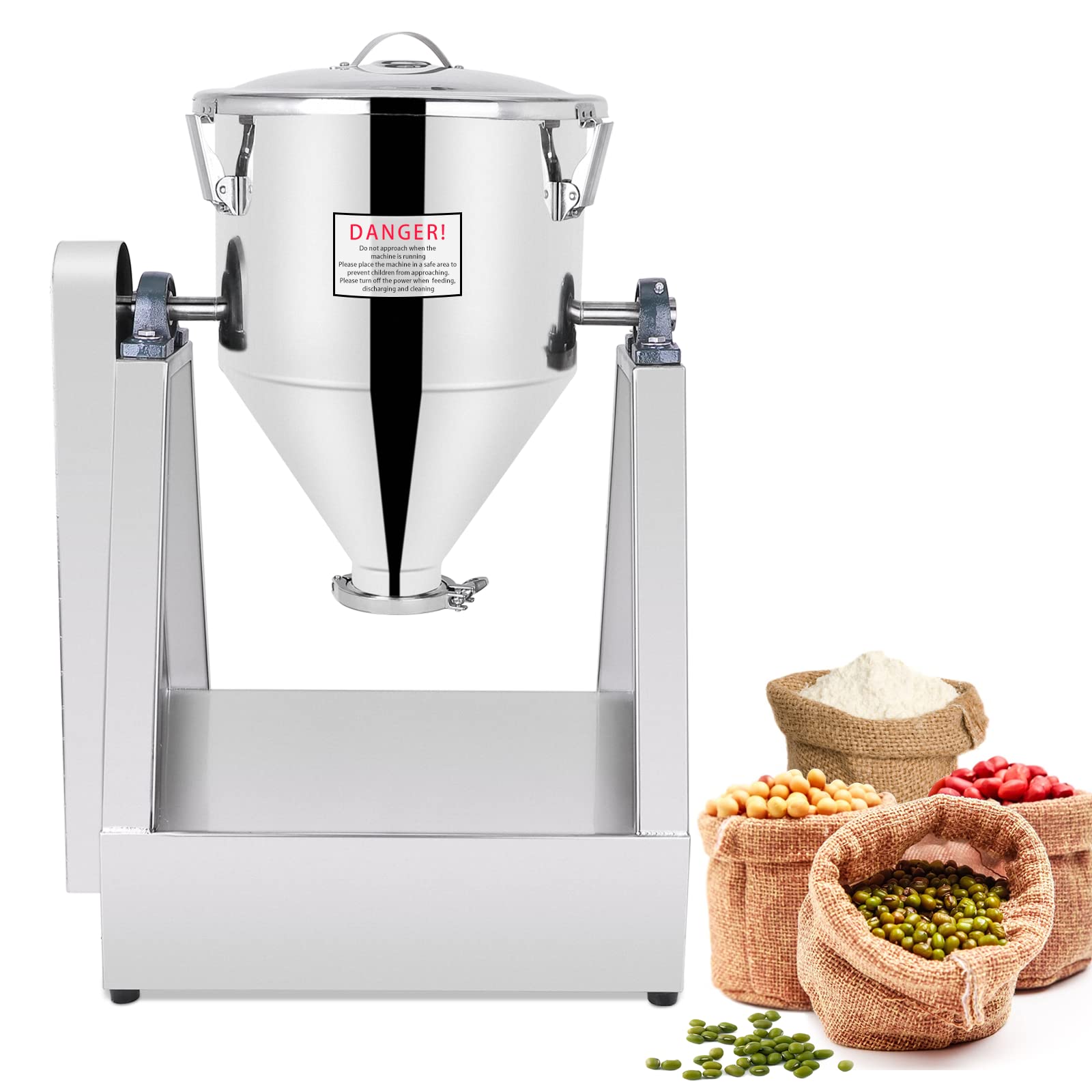 YUCHENGTECH 20L Lab Dry Powder Mixer Mixing Machine