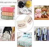 OTOTEC 200pcs Handmade Washable Labels Cotton Sewing Tags for DIY Crafts view 4