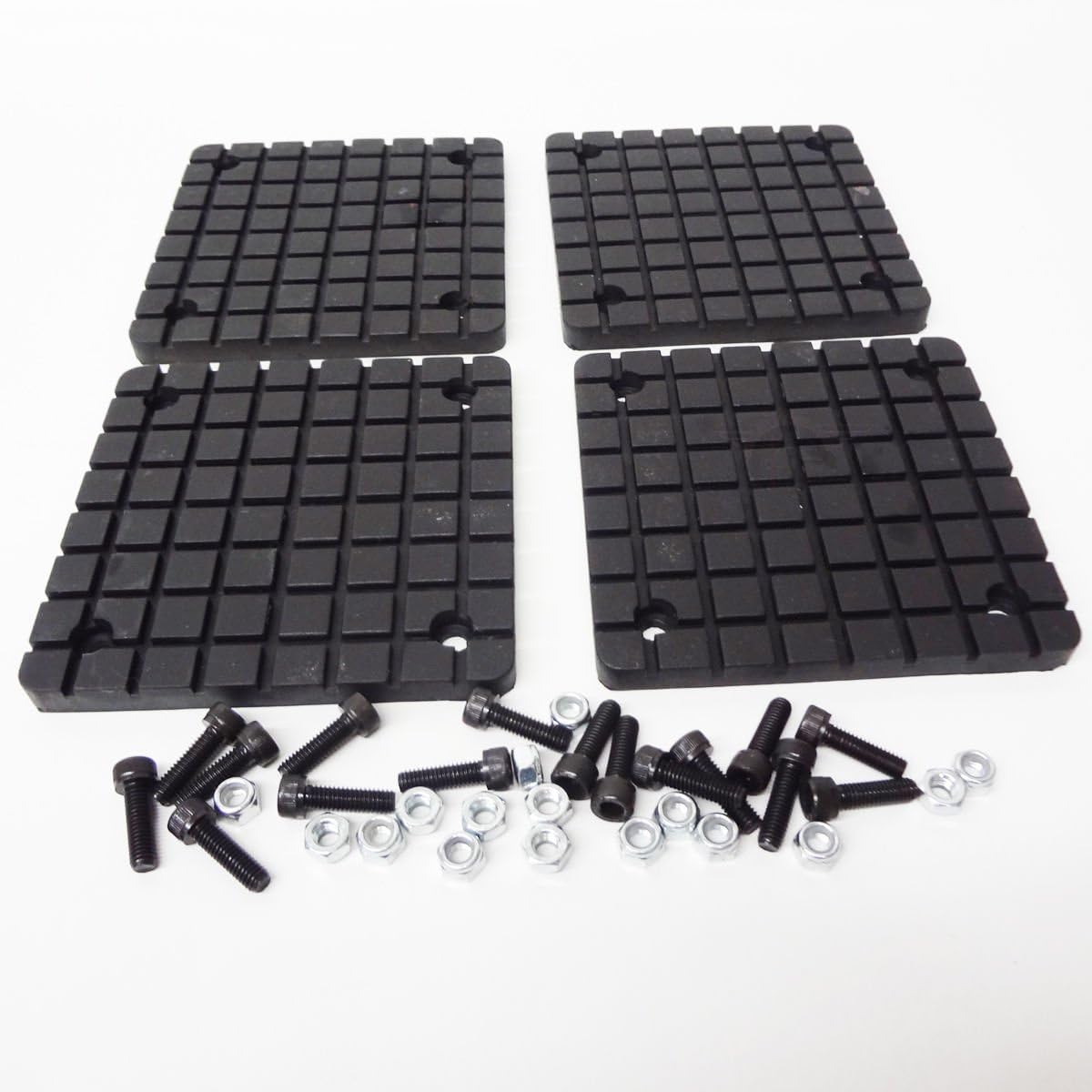 SQUARE RUBBER ARM PADS for BENDPAK TWO POST CAR LIFTS SET