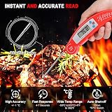 Flintronic Digital Instant Read Meat Thermometer 4s Read Foldable Probe °F/°C view 3