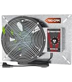 Abestorm NeatyFresh 260 Crawl Space Ventilation Fan – 260CFM, IP-55 Rated, Built-in Dehumidistat