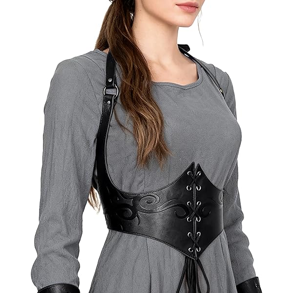 Amazon.com: eYLun Women Underbust Corset Belt Steampunk Strap