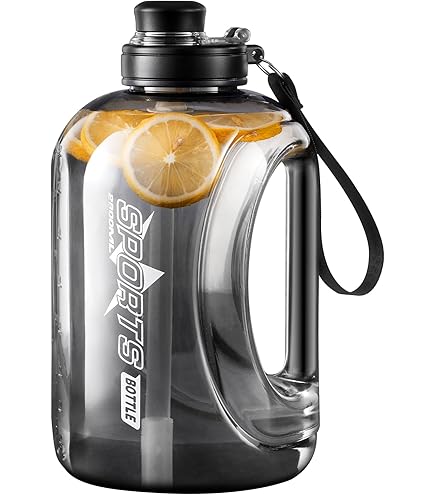 Bouteille D’eau 5 Gallons Réutilisable En PC Alimentaire – Transparente, Bouchon Anti-fuite, Poignée Ergonomique, Pour Maison Et Bureau