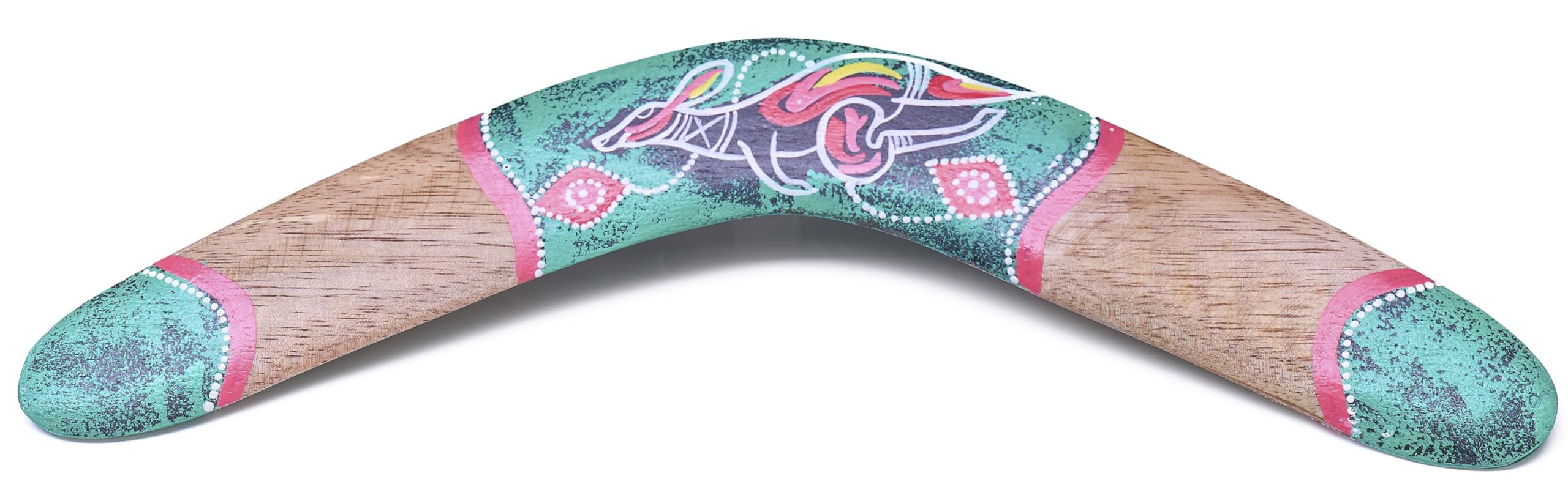Boomerang Kangaroo β Wooden Boomerang 40 cm with Kangaroo Motif β image 1