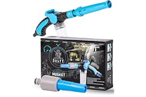 SALTY CAPTAIN EST - 2019 Captain's Musket Pressure Washer Gun with Eco-Friendly Foam Cannon, Adjustable Nozzle, Quick-Connect Hose, and Multi-Surface Cleaning Capability - Power Washer and Car Wash Kit