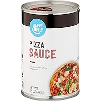 Amazon Brand - Happy Belly Pizza Sauce, 15 Ounce