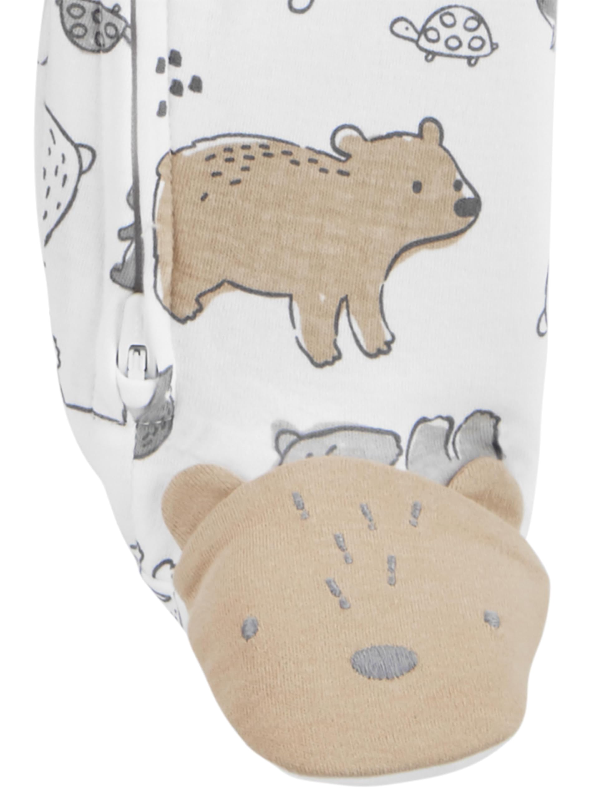 Simple Joys by Carter's Baby Neutral 2-Pack Cotton Footed Sleep and Play