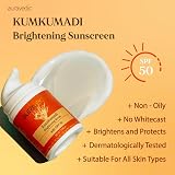 Auravedic Kumkumadi Sunscreen SPF 50 Face Serum 50ml Brightening Dark Spot view 4