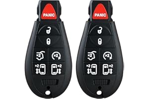 Kilessgo Fits for Chrysler 300 Dodge Caravan Volkswagen Jeep 2015 2016 2017 2018 Key Fob M3N5WY783X 433MHz 46 7 Buttons(Set o