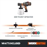 WORX WX020.9 18V 20V MAX Cordless HVLP Paint Sprayer Tool Only view 8