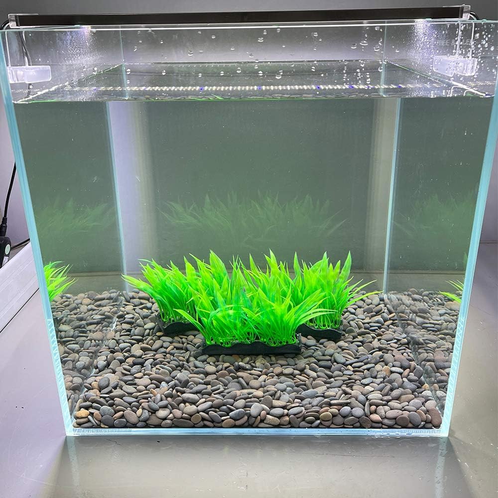 Amazon 水槽用 人工水草 3枚 10cm小型水草 レイアウト 水槽 オーナメント 水槽内装 アクアリウム 水槽 飾り 観賞魚 熱帯魚 金魚 爬虫類 隠れ家 水族館内装 構築植物 組み合わせ自由の水草 種類 D Smoothedo Pets 人工水草 通販