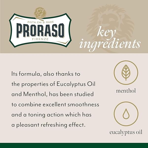 PRORASO REFRESHING SHAVING CREAM FOR MEN
