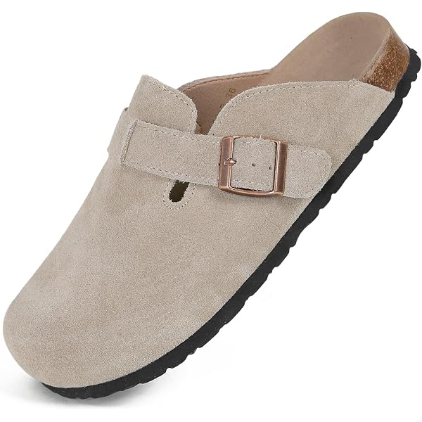 DDXYYDS Suede Clogs Man & Women Unisex Leather