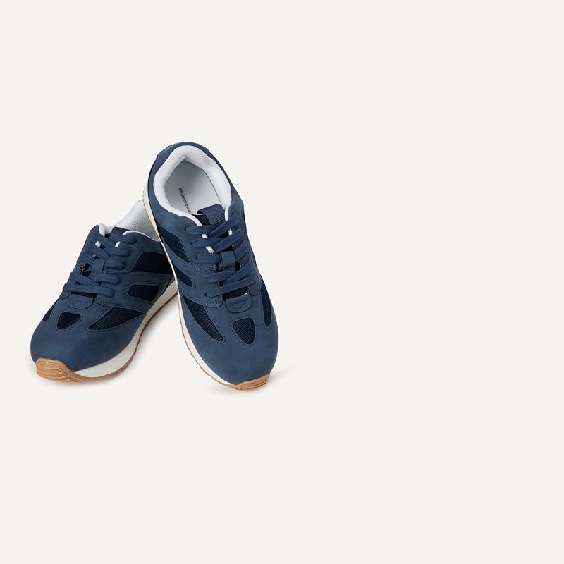 Sneakers con Lacci Unisex - Bambini e ragazzi, Blu Marino, 36 EU
