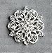 Your Perfect Gifts 10 pcs Assorted Rhinestone Buttons Brooch Embellishment Set Pearl Crystal Wedding Brooch Bouquet BT165